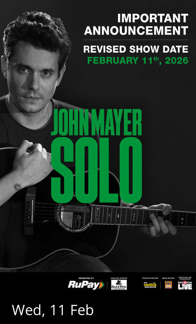 John Mayer Solo, Mumbai - RuPay Amplified Access